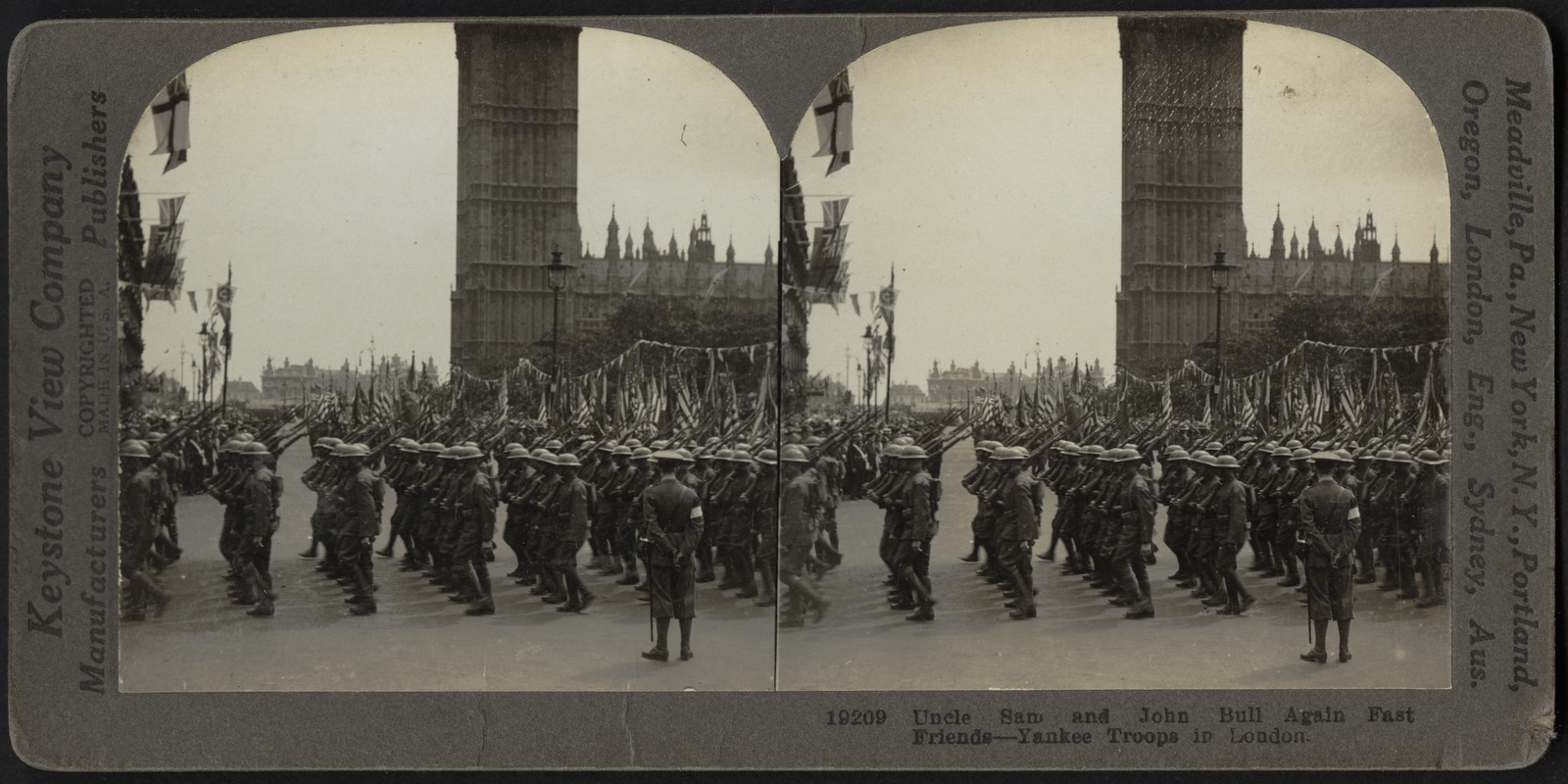 Yankee troops in London