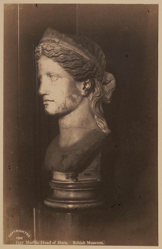 Marble head of Hera. British Museum