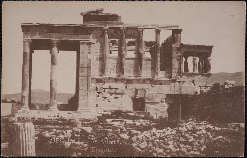 Erechtheion. W. Athens.