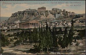 Vue générale de l'Acropole et Temple du Thésé