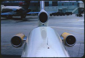 Tail engines of Northeast Airlines Boeing 727