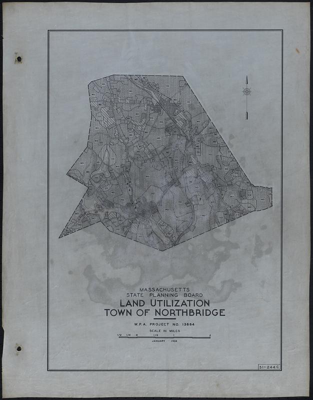 Land Utilization Town of Northbridge Digital Commonwealth