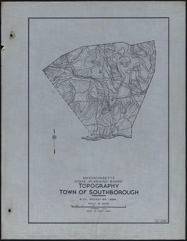 Topography Town of Southborough Digital Commonwealth
