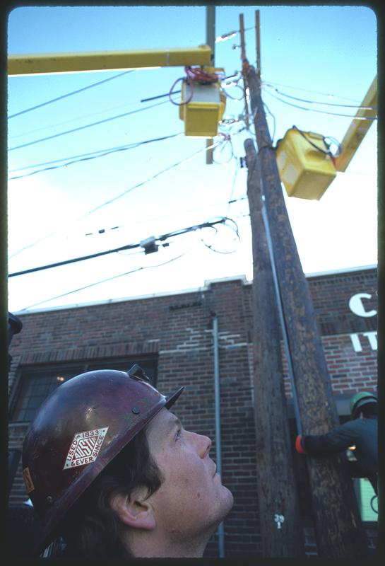 Boston, Jamaica Plain, electrical workers