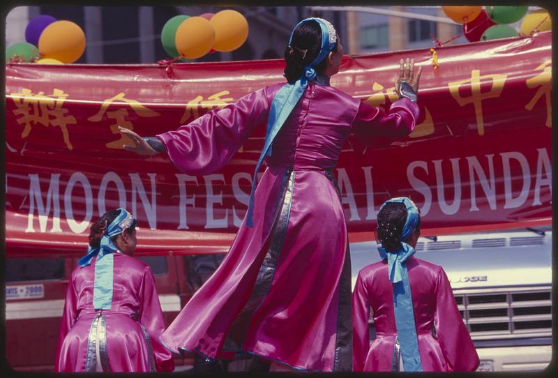 Dancers, August Moon Festival, Chinatown Digital Commonwealth