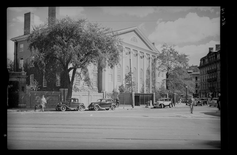 Harvard Square and Lehman Hall, Cambridge