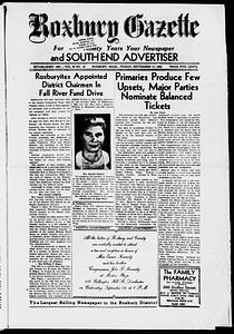 Roxbury Gazette and South End Advertiser, September 19, 1952