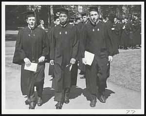 Harvard Class Day 1965. Marshells. John S. E. Daly 2nd Marshell. Ricardo Wilson 3rd Marshell. David H. Abramson 1st Marshell and President of Class.