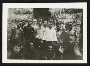 At the Maryknoll Leper Colony, Sunwui, South China. Rev. Francis J. Connors, M.M.