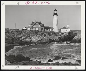 Subject Portland Head Light. Taken at Portland Maine.