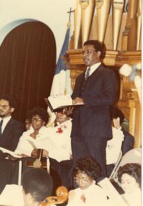 St. Paul AME's Messiah, baritone bass soloist Robert Honeysucker, 1982