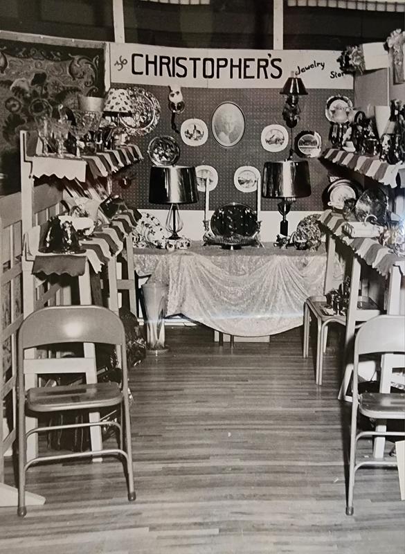 Booth For Christopher's Jewelry at the 1955 business fair