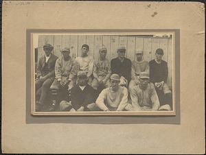 Baseball Team, Old Berkshire Mill, 1915 or 1916