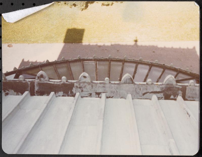 Lawrence Library, detail of roof