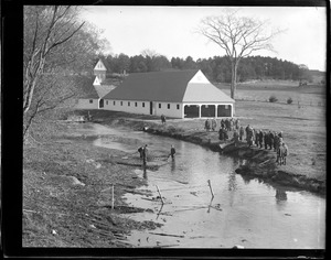 Raymond, Maine. Salmon hatchery.