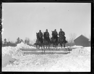 Fort Ethan Allen - Burlington, VT. Drill with horses.