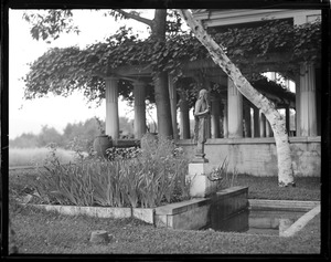 St. Gaudens site. Little studio Pergola and Pan Pool. Little Studio: George Fletcher Babb, architect, 1903-1904