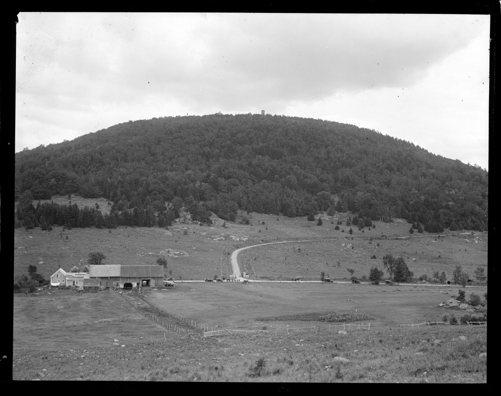 Mt. Prospect, Lancaster, N.H. Secretary Weeks' estate on top.
