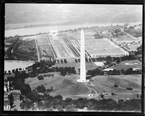 Washington D.C., Washington Monument from an aeroplane