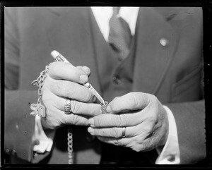 Close up of hands - jeweler?