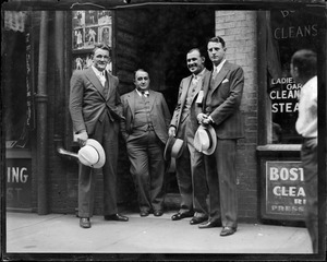 Four men on Boston street