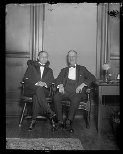 Two men in evening clothes