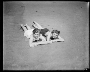 Bathing girls