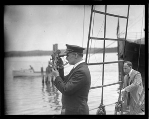 Explorer Donald MacMillan in Wiscasset, ME before sailing north