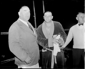 O'Mahoney vs. Ed George match
