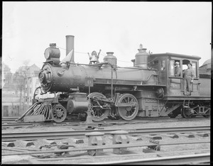 Historic old narrow gauge steam locomotive, c. 1900