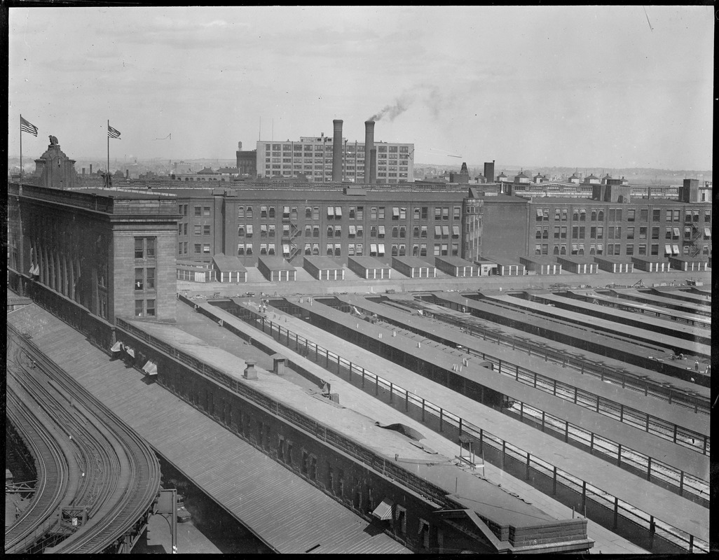 Left side of South Station panorama