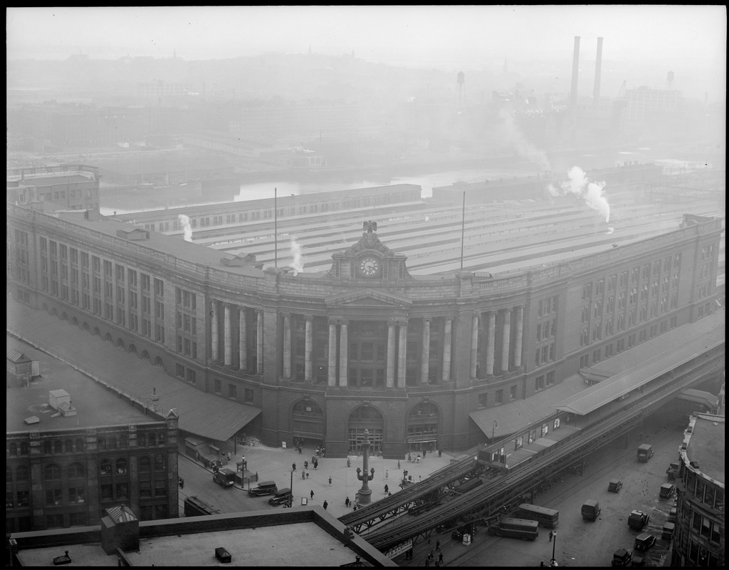 South Station after the removal of the train shed
