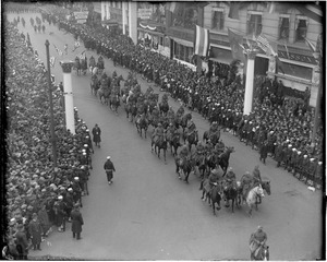 Famous Yankee Division parade after return from war zone