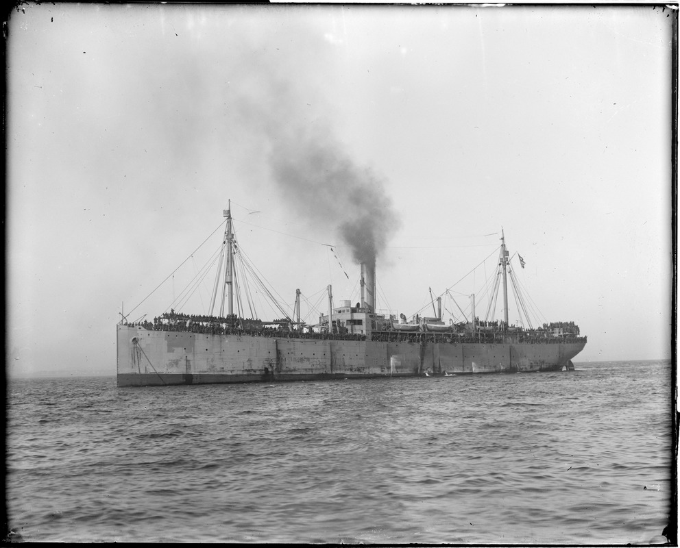 SS Winifredian arrives at new army base in south Boston with brave heroes aboard