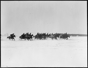 Cavalry charge at Ft. Ethan Allen, Burlington, VT