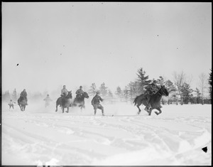 Cavalry training at Ft. Ethan Allen
