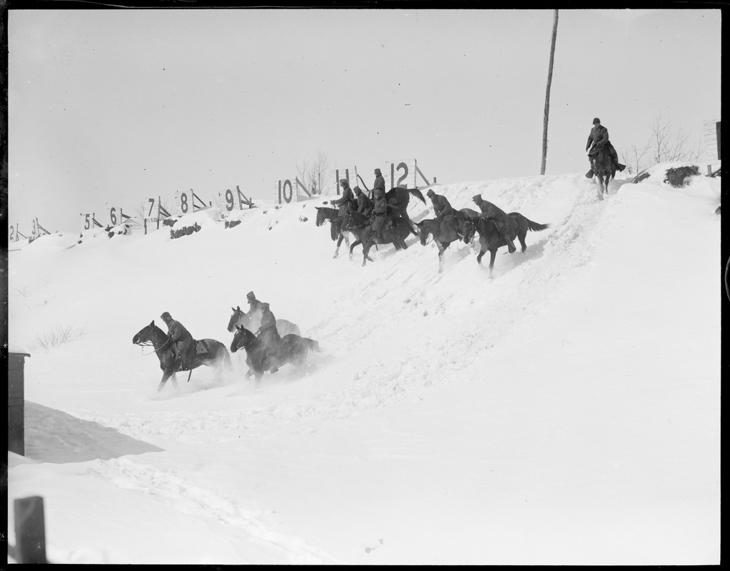 Cavalry training at Ft. Ethan Allen, Burlington, VT
