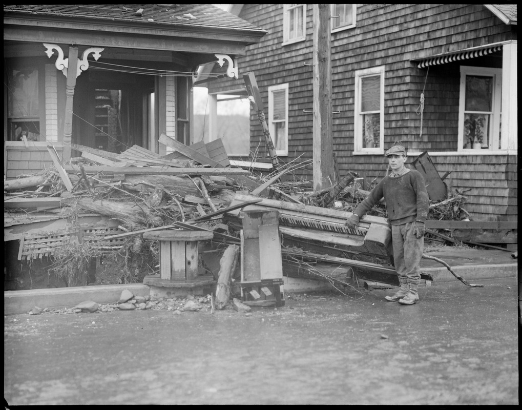 Colebrook, N.H. flood. Digital Commonwealth