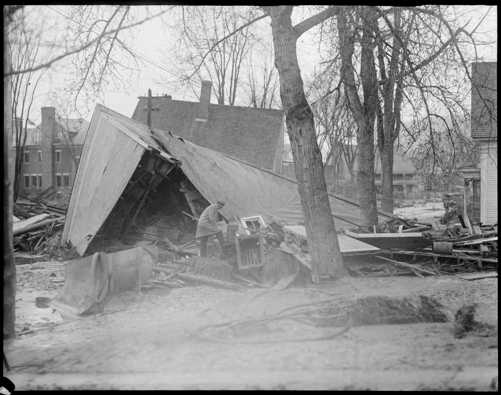 Damage from flood in Colebrook, N.H.