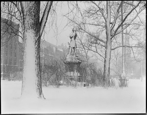Winter scene Boston, MA