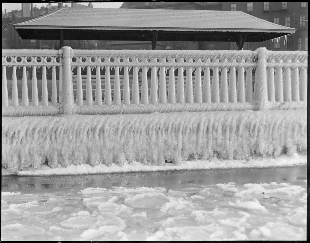 Ice storm, Charles River