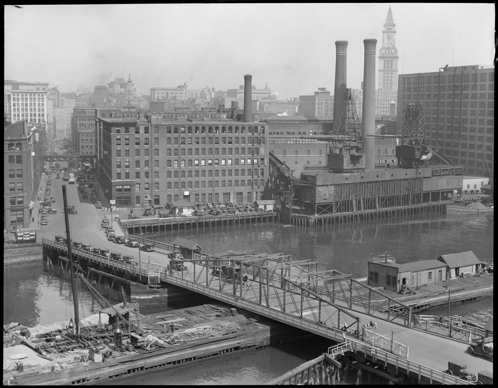Old Congress St. Bridge just prior to the construction of the $800,000 new one