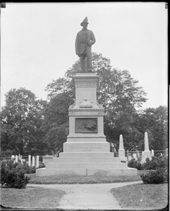 Forest Hills cemetery, fireman's statue