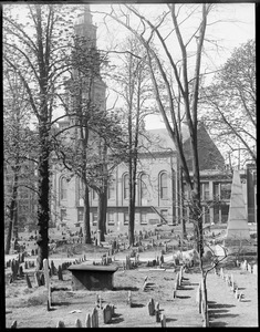 Old burying ground, Park St. Church
