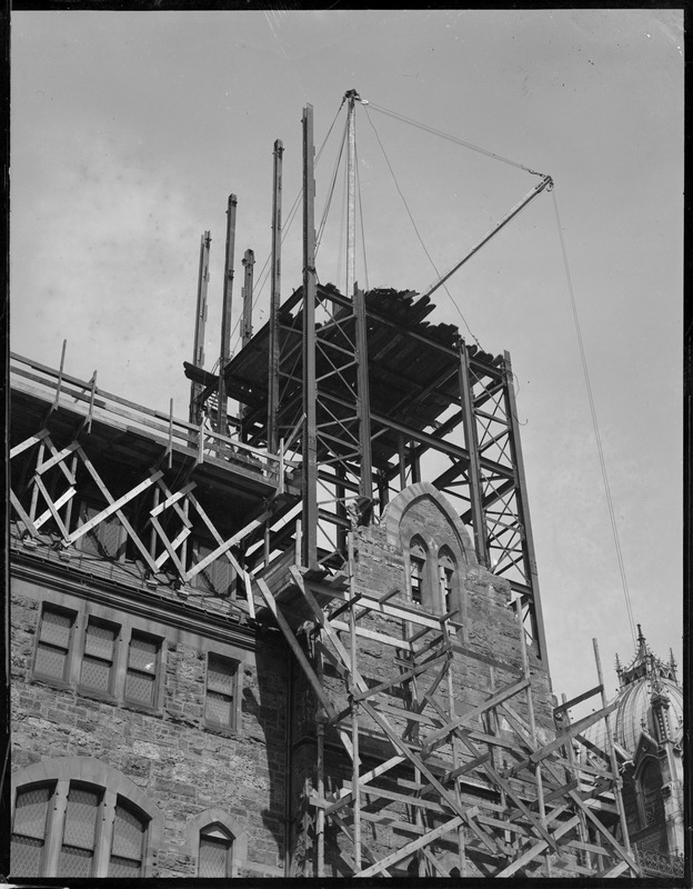 New Old South Tower project, tower going up