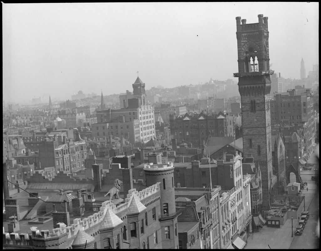 New Old South Church Tower being razed because it is unsafe