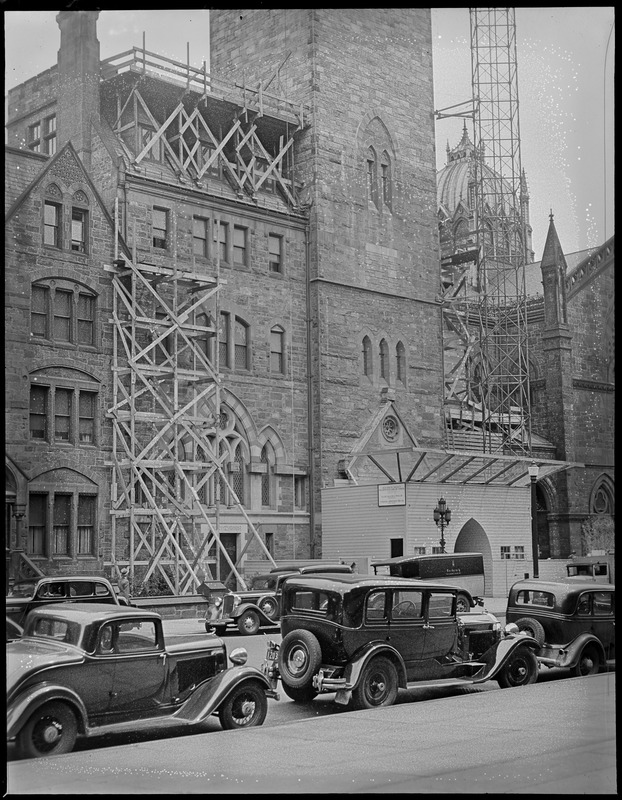 Reconstructing the tower of the New Old South Church