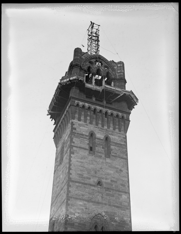 New Old South Church Tower comes down