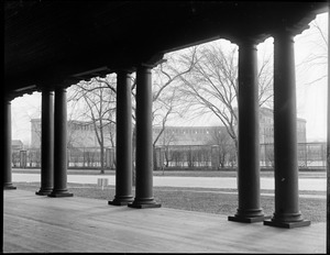 Harvard Stadium from Newell Boathouse