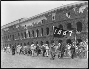 Class of 1887 banner at Harvard Stadium